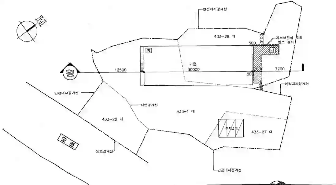 율생리 433-12 배치도 이미지